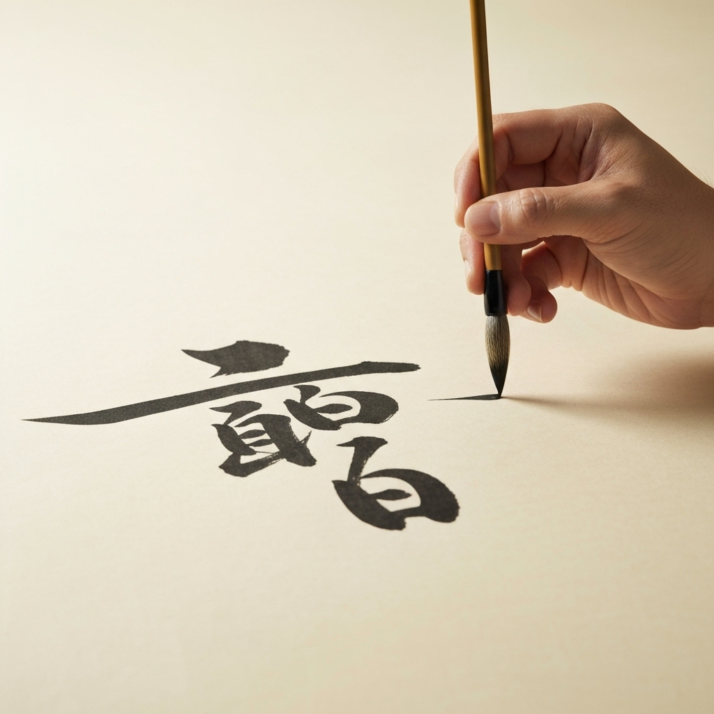 Traditional Chinese calligraphy art